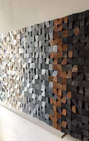 Scandinavian Wood Wall Art Homey Modern Wood Wall Sculpture Abstract Wood Painting In Gray White Brown Natural 3d Wall Art In 2021 Wood Wall Art Diy Wood Wall Sculpture Wood Wall Art