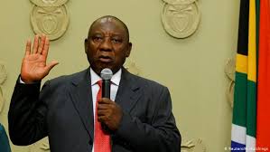 President cyril ramaphosa has spot of trouble putting on a protective face mask in a hilarious video posted online. Cyril Ramaphosa Sworn In As President Of South Africa News Dw 15 02 2018