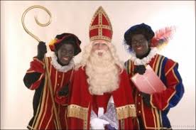 Afbeeldingsresultaat voor prent sinterklaas en zwarte piet