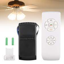 Brushed polished nickel with remote & wall control. Tsv Universal Ceiling Fan Light Remote Control And Receiver Complete Replace Kit White Walmart Com Walmart Com