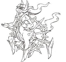These alphabet coloring sheets will help little ones identify uppercase and lowercase versions of each letter. Pokemon Arceus Coloring Page Anime Coloring Pages