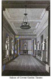 1810 Saloon Of Covent Garden Theatre From The Covent Garden Journal By John Joseph Stockdale Via Google Books Regency London Victorian London Regency