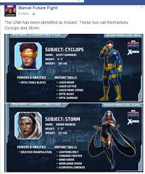 X Men Confirmed Cyclops Storm Future Fight