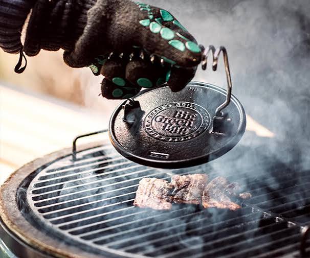 Big Green Egg Cast Iron Grill Press