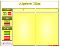 Algebra Tiles Use This Manipulative To Represent Algebraic Expressions Or Equations Helps Students Teaching Mathematics Algebraic Expressions Algebra Lessons
