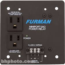 When you plug a device into the. Furman Miniport 20q Power Relay Outlet Mp 20q B H Photo Video