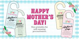 Similar design products to do not disturb sign start your 7 day free trial designbundles.net offer exclusive deals on high quality premium design resources and free design resources. Printable Mother S Day Hangers And Certificates Free Downloads