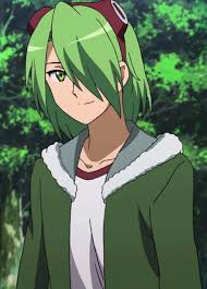 The darker brown hair complements deep green eyes of this anime girl, and some layers cut to the. Anime Male Characters With Green Hair The Best Undercut Ponytail