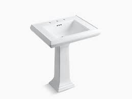 k 2258 8 memoirs pedestal sink with