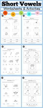 Short Vowels Middle Sounds Worksheets And Activities Short Vowel Worksheets Vowel Worksheets Phonics Kindergarten