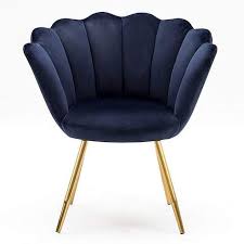 Vivian Velvet Cocktail Chair Ink In 2020 Cocktail Chair Blue Velvet Chairs Upholstered Arm Chair
