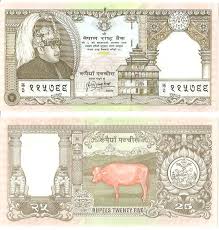 Nepal 25 Rupees P 41 Geldscheine Nepal Geld