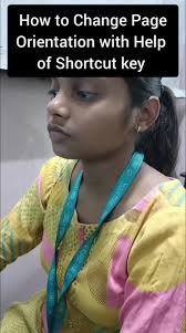 How to change Page Orientation with Shortcut Key