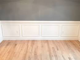 Lighter colors on the upper portion of a wall can add height to the wall, making the ceiling seem visually higher. A Easy Approach To Wainscot Paneling Fine Homebuilding