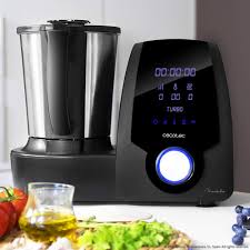 Cecotec Robot De Cocina Multifuncion Mambo Black Con 23 Funciones Pantalla Digital Jarra De Acero Inoxidable De 3 3 Robot De Cocina Mambo Equipos De Cocina