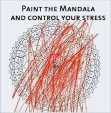 Paint The Mandala Control Your Stress Stress Healing Codes Stress Relief Quotes