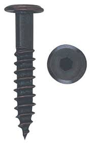Platte River 812592 5 Packages Of 10 Fasteners Knock Down Kd M6x50mm Wood Screw Bronze Finish By Platte River 24 95 Wood Screws Statuary Home Hardware