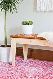 Woven Leather Bench Diy We Are Want To Say Thanks If You Like To Share This Post To Another People Via Your Facebook Pin Diy Bench Diy Furniture Leather Bench