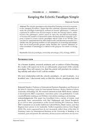 Keep it simple stupid teriminin türkçe i̇ngilizce sözlükte anlamları : Pdf Keeping The Eclectic Paradigm Simple