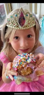 SECRET MENU: The Princess Doughnut 👑 We make these to order in the back  for the princesses. Our flaky layered doughnut dipped in a strawberry  glaze, topped with whipped topping, marshmallows, and