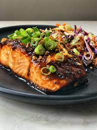 Caramel Miso Seared Salmon Recipe Seared Salmon Recipes Seared Salmon Chowder Recipes Seafood