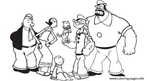 With more than nbdrawing coloring pages super hero, you can have fun and relax by coloring drawings to suit all tastes. Popeye And Friends C289 Coloring Pages Printable