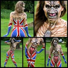 See more ideas about iron maiden, maiden, iron maiden eddie. Iron Maiden S Eddie Cosplay Body Paint Imgur