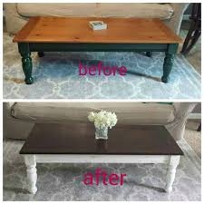 Foto So Hatten Wir Einen Runden Glastisch In Unserem Wohnzimmer Fur Die Upcycling Coffee Table Makeover Furniture Makeover Diy Diy Furniture
