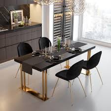 Dining room table, 4 upholstered side. 63 In 2021 Wood Rectangle Dining Table Dining Room Table Decor Interior Design Dining Room