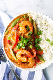 Whisk in coconut milk and fish sauce. Easy Thai Red Curry Shrimp Veggies Kit S Kitchen