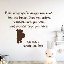 Jump ahead to these sections: Wall Designer You Are Braver Than You Believe Stronger Than You Seem Winnie The Pooh Book Quote Decal Wall Sticker