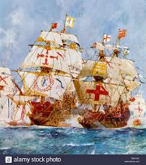 spanish armada high resolution stock
