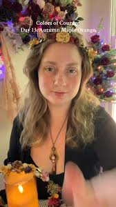 ✨day 13 of Colors of Courage✨, Autumn maple orange 🍁 represents the  courage to let go., Letting go isn’t weakness, it’s trust. Trust what feels  empty now will bloom again in time., 🌹what are you ready ...