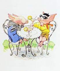 Toot And Puddle Toot Puddle Pig Painting Character Design
