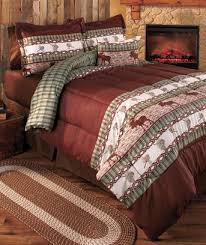 Moose Lodge Comforter Sets Lodge Comforters Comforter Sets Cabin Bed