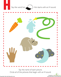 Phonics games will help your child to practise sounding out words, which will help them to read. Letter Sounds H Worksheet Education Com