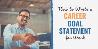 how to write a career goal statement