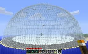 It's only three layers high, with two small towers and just enough room for a little . How To Make A Glass Dome On Minecraft 6 Steps Instructables