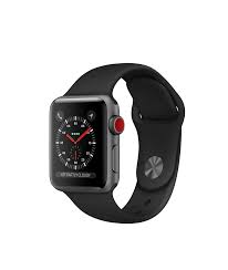 Apple Watch Series 3 Gps Cellular 38mm Space Gray Aluminum Case With Black Sport Band Apple Watch Apple Watch Series 3 Apple Watch Series