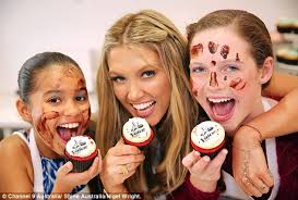Delta Goodrem takes Voice Kids Australia contestants to cupcake cooking  class