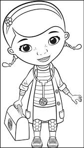 Don't be surprised if your child suddenly expresses a desire to become a doctor after coloring in doc mcstuffins coloring pages. Dottie Doc Mcstuffins Coloring Sheet Online Doc Mcstuffins Coloring Pages Hello Kitty Drawing Disney Coloring Pages