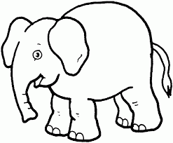 This elephant coloring page features one of these huge and intelligent creatures. Outline Of Elephant Coloring Home