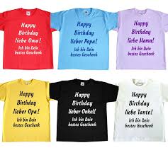Die freunde kommen und gratulieren ihr. Happy Birthday Kinder T Shirt Geburtstag Geschenk Papa Mama Oma Opa Onkel Tante Ebay
