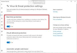 4 Ways To Turn On Or Off Windows Defender Real Time Protection Majorgeeks