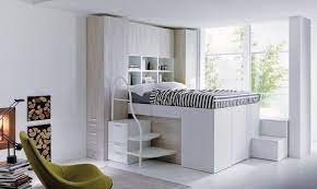 And no space is more unused than the 12 inches of wall below your ceiling. Container Bed By Dielle Space Saving Beds Bedroom Design Small Room Bedroom