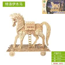 The white horse deluxe 3d crystal puzzle from bepuzzled is inspired by one of nature's most majestic creatures. Woodcraft Construction Kit 3d Wooden Puzzle Horse Model Jigsaw Gift 3d Puzzles Toys Hobbies