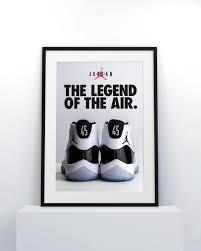 Natural wood or black or white bamboo frames. Premium Sneaker Poster Air Jordan 11 Concord Legend Poster Etsy Sneaker Posters Air Jordan 11 Concord Air Jordan 11