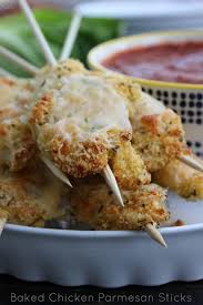 In restaurants, chicken parm is usually prepared fried. Baked Chicken Parmesan Sticks