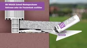 Fensterbank palace granit grau xxcm bei hornbach kaufen. Fensterbank Einbau Naturstein Brustungsset Youtube