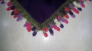 Tig Ile Dut Oyasi Yapimi Crochet Necklace Crochet Make It Yourself
